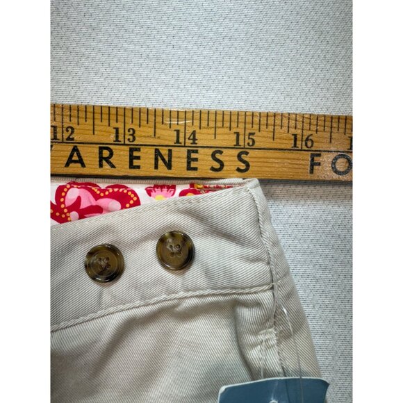 NWT Tommy Hilfiger Womens Cropped Chino Pants Size 10P Beige Casual Summer - Picture 9 of 16